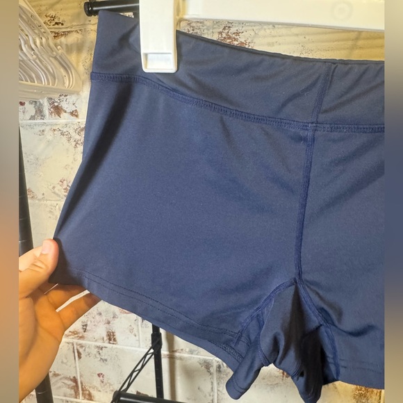 Nike Women's Deep Blue Athletic Shorts - Picture 3 of 5